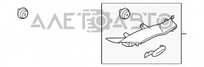 Накладка задней стойки левая задняя Kia Sorento 16-18 черно-сер