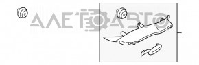 Накладка задней стойки левая задняя Kia Sorento 16-18 черно-сер под саб