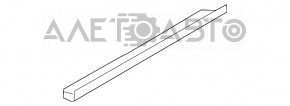 Накладка порога передняя левая наружн Kia Sorento 16-20 с подсветкой