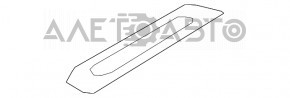 Накладка порога задняя правая внешняя Kia Niro 17-22 черная