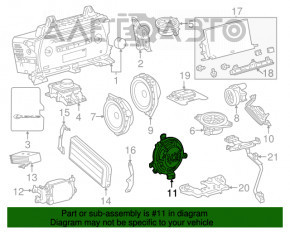 Сабвуфер Lexus NX200t NX300 NX300h 15-21