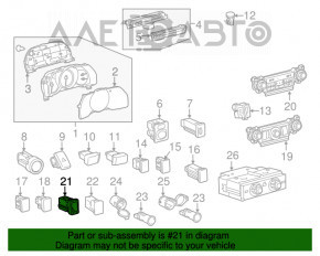 AUX Toyota Highlander 20-21