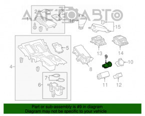 Бездротовий зарядний пристрій Lexus NX300 NX300h 18-21