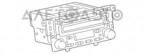 Магнитофон, CD-changer, Радио, Панель Lexus ES300 ES330 царапины, вздулся хром, потерт