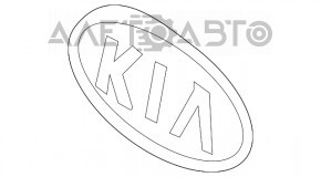 Емблема кришки багажника Kia Optima 11-15 новий OEM оригінал