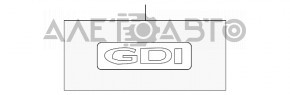 Эмблема надпись GDI двери багажника Kia Sorento 14-15 рест