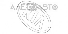 Емблема KIA передній бампер Kia Niro 17-22 новий OEM оригінал