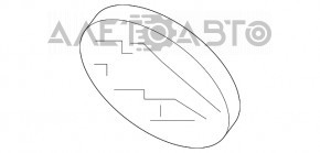 Эмблема решетки радиатора Hyundai Elantra AD 17-18 дорест новый OEM оригинал