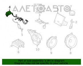 Antenna Assembly Subaru Forester 19- SK