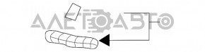 Крепление переднего бампера левое Hyundai Sonata 18-19