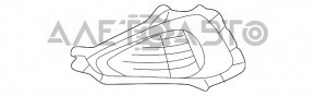 Обрамление птф левое Hyundai Sonata 18-19 sport