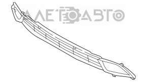 Нижні ґрати переднього бампера Kia Forte 4d 17-18 рест новий OEM оригінал