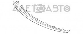 Накладка переднього бампера низ Kia Sorento 16-18 дорест, структура, затерта