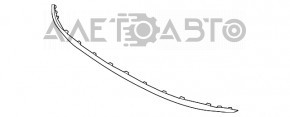 Губа переднего бампера Kia Forte 4d 17-18 рест новый неоригинал