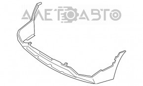 Бампер задний голый нижняя часть Kia Sorento 14-15 рест, структура, затерт, слом креп