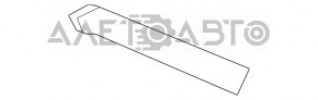 Кріплення заднього бампера ліве Kia Optima 14-15 рест, зламане кріплення