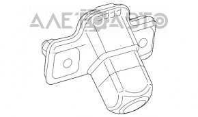 Камера заднего вида Lexus NX300 NX300h 18-21 без навигации, под круговой обзор 360