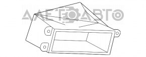 Дефлектор радіатора кпп Lexus RX400h 06-09 відірвано кріплення