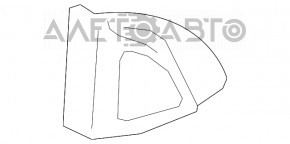 Заглушка наружнего зеркала с пищалкой передняя правая Kia Sorento 10-15 трещина, царапины