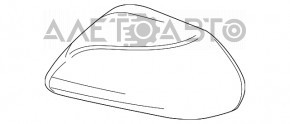 Крышка зеркала левая Toyota Camry v70 18- без поворотника