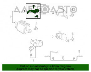 Кронштейн радару круїзу Lexus NX300 NX300h 18-19 новий OEM оригінал