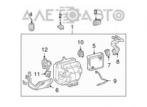 Випарник Lexus RX300 RX330 RX350 04-09