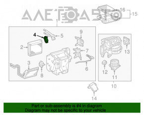 Клапан печки кондиционера Lexus GX470 03-09