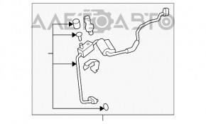 Трубка кондиционера печка-конденсер Toyota Sequoia 08-16