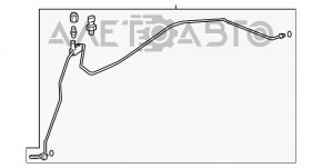 Трубка кондиціонера пічка-конденсер Lexus ES350 13-