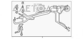 Трубка кондиціонера піч-конденсер Toyota Sienna 11 - подвійна 3.5