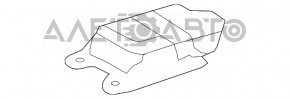 Модуль srs airbag комп'ютер подушок безпеки Lexus ES300h ES350 13-15 дорест