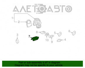 Модуль srs airbag комп'ютер подушок безпеки Lexus ES300h ES350 13-15 дорест