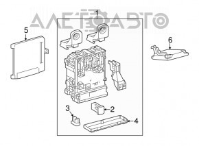 Блок BCM Lexus NX300 NX300h 18