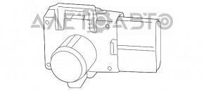 Парктроник переднего бампера Lexus RX350 RX450h 13-15 рест, с кольцом