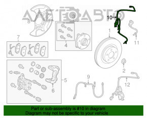 Датчик ABS передній правий Lexus NX200t NX300 NX300h 15-21