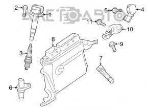 Блок ECU комп'ютер двигуна Toyota Prius 30 10-15