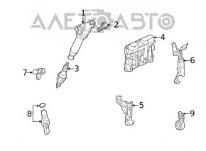 Блок ECU комп’ютер двигуна Toyota Highlander 21-22 3.5 FWD