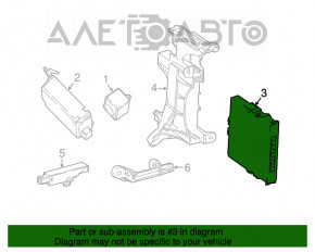 Smart Key Control Module Toyota Camry v70 18-