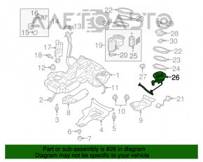 Паливний насос прав бензонасос Audi A4 B8 13-16 рест 2.0T