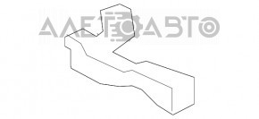 Ущільнювач крила капот-крило прав Audi A4 B8 13-16 рест