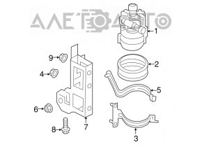 Моторчик системи охолодження Audi Q5 8R 09-17 3.0T допоміжний