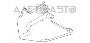 Защита заднего бампера правая Audi A4 B8 08-16 новый OEM оригинал