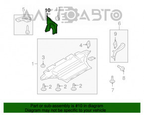Защита привода переднего правая Audi A4 B8 08-16