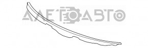 Уплотнитель решетки дворников Audi A4 B8 08-16