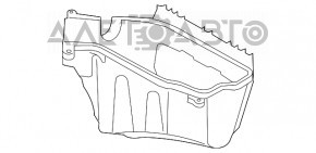 Корпус блоку ECU нижня частина Audi Q5 8R 09-17