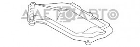 Крышка корпуса блока ECU Audi Q5 8R 11-17