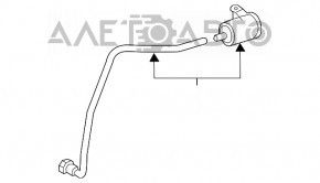 Фільтр паливного абсорбера Audi Q5 8R 09-17 2.0T