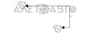 Кронштейн глушителя задний правый Audi Q5 8R 09-17