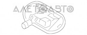 Форсунка омывателя лобового стекла левая Audi Q5 8R 09-17 с подогревом