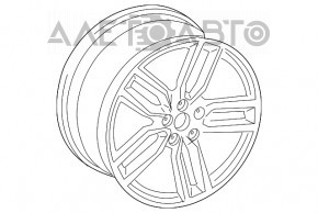 Колісний диск R19 Audi A3 8V 15-17 4d, 5d, 5 подвійних спиць